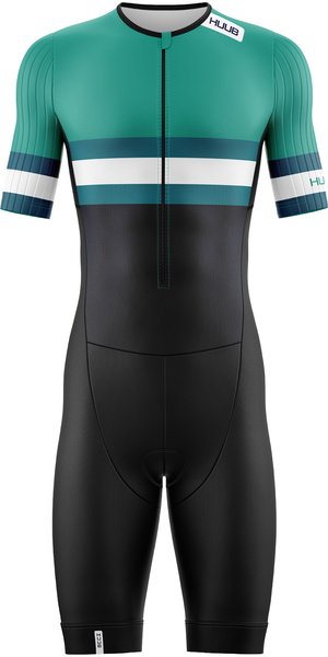 2026 HUUB Womens Tri Band Pro Tri Suit TRIBPTSTG - Teal / Green